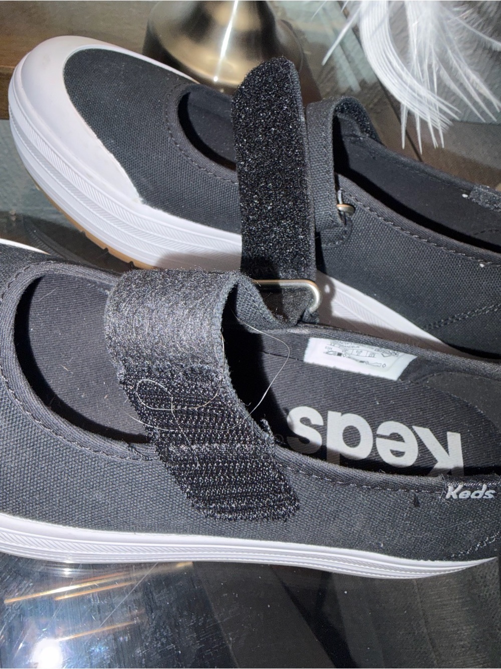 NEW Keds black canvas Maryjane platform sneakers size 6.5 - Picture 10 of 16